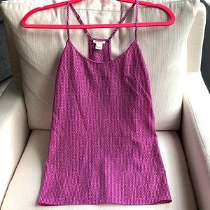 Jcrew printed racerback cami